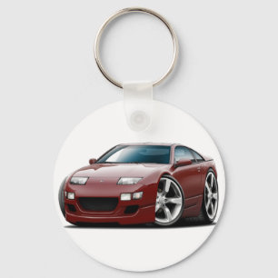 Nissan 300ZX Maroon Car Schlüsselanhänger