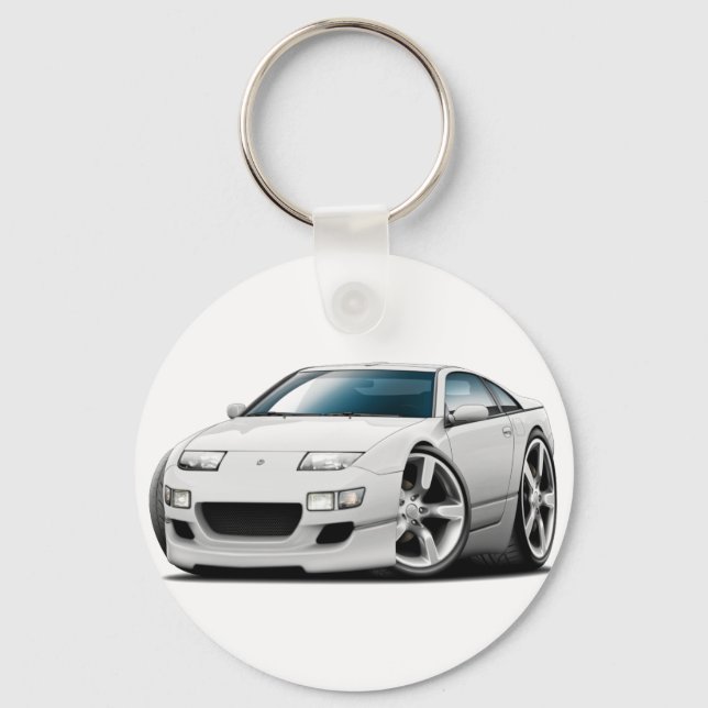 Nissan 300ZX Weißwagen Schlüsselanhänger (Vorderseite)