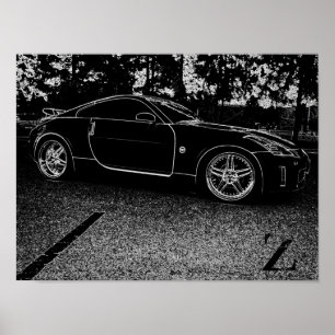 Nissan 350z poster
