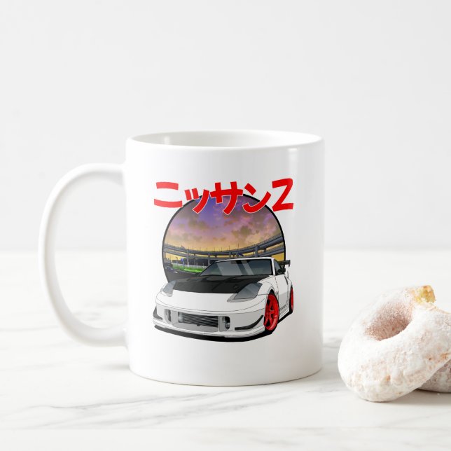 Nissan 350Z (Z33) Kaffeetasse (Mit Donut)