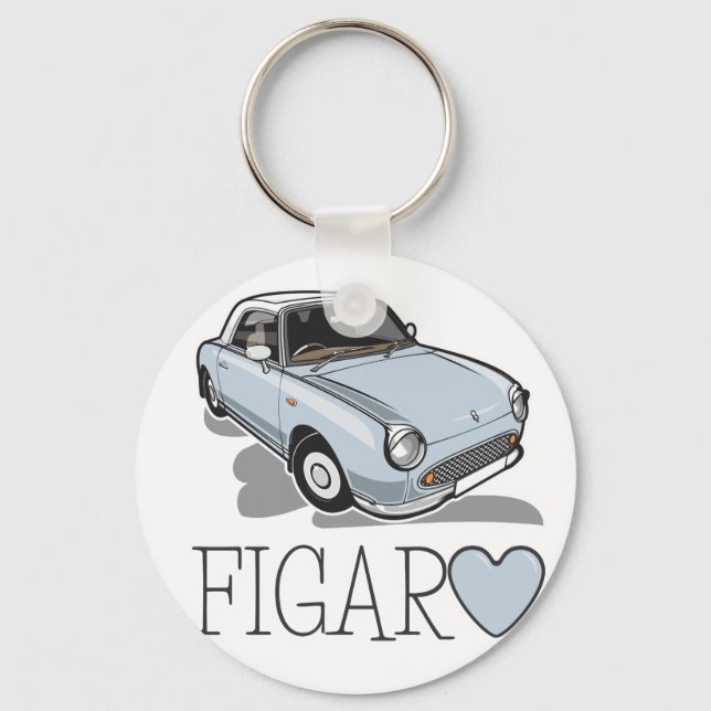 Nissan Figaro Pale Aqua Schlüsselanhänger (Vorderseite)