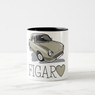 Nissan Figaro Topaz Mist Zweifarbige Tasse