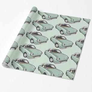Nissan Figarosmaragdgrün Geschenkpapier