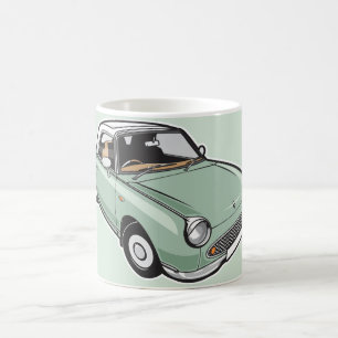 Nissan Figarosmaragdgrün Kaffeetasse
