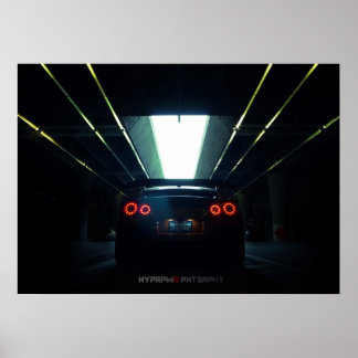 Nissan GT-R35 in Downtown LA Poster