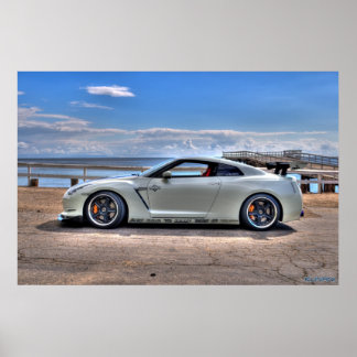 Nissan GT-R in der Paradise Cove Poster