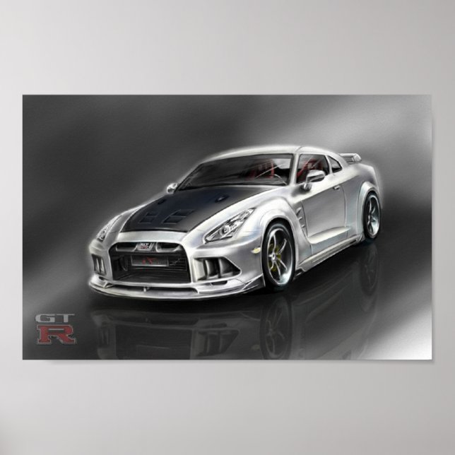 Nissan GT-R Poster (Vorne)