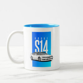 Nissan Silvia S14 Kouki 200sx Zweifarbige Tasse
