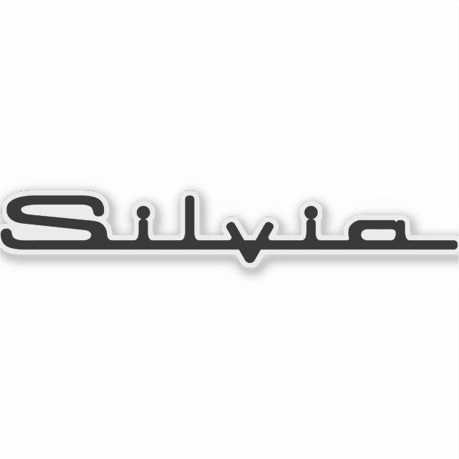 Nissan Silvia s14 Zenki Logo Aufkleber (Vorderseite)