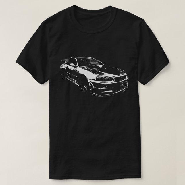 "Nissan SKYLINE Graphic T-Shirt (Design vorne)