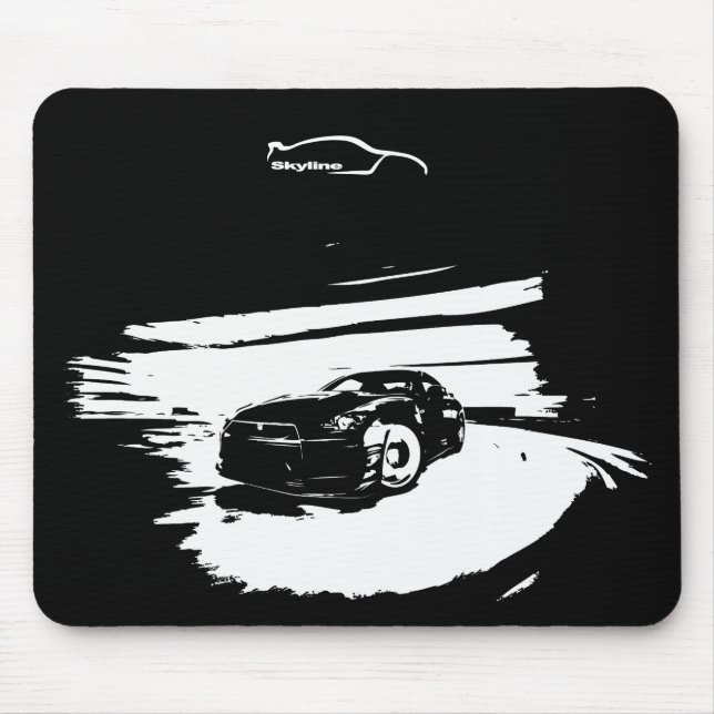 Nissan Skyline GT-r Mausunterlage Mousepad (Vorne)