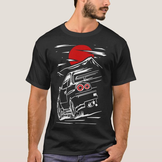 Nissan Skyline GTR 34 Haruna Essential T - Shirt (Vorderseite)