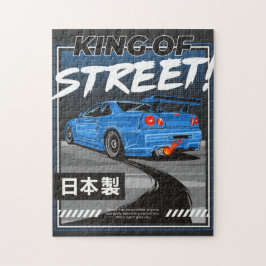 Nissan Skyline GTR Design T - Shirt Puzzle