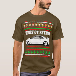 Nissan Skyline GTR R33 Frohe Gtrstmas T-Shirt