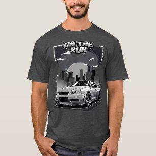 Nissan Skyline GTR R34 auf dem Laufenden T-Shirt