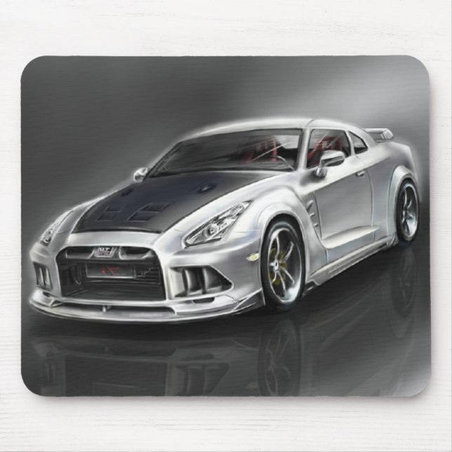 Nissan Skyline GTR R35 Mousepad (Vorne)