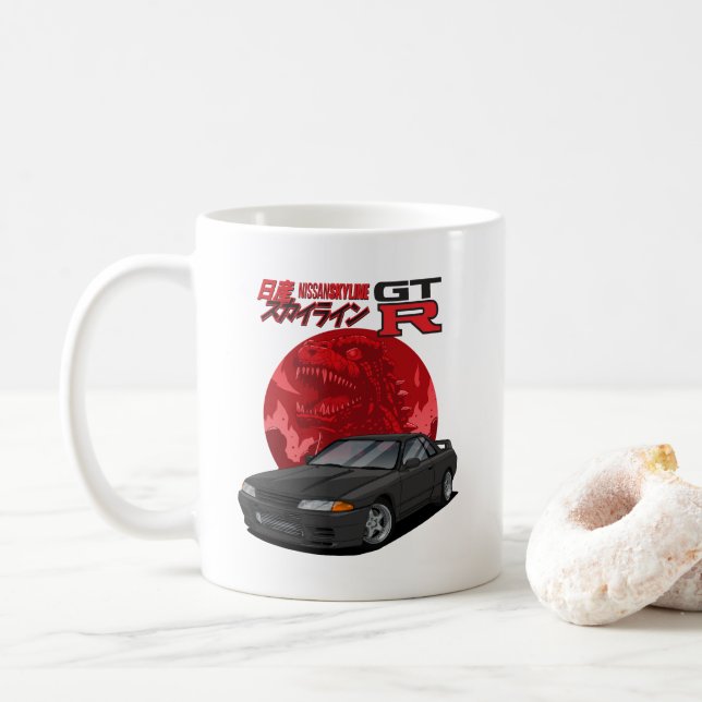 Nissan Skyline R32 GTR Kaffeetasse (Mit Donut)