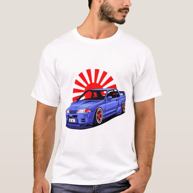 Nissan Skyline T-ShirtNissan Skyline Vector Illust T-Shirt (Vorderseite)
