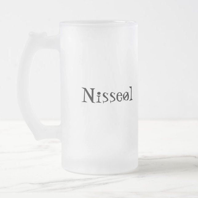 Nisseøl Mattglas Bierglas (Links)
