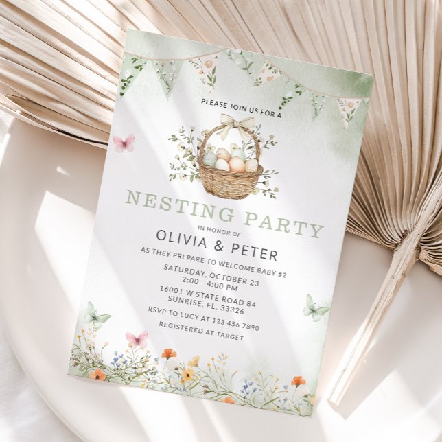 Nistest Party Prep the Nest Baby Dusche Einladung (Von Creator hochgeladen)