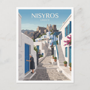 Nisyros Griechenland Postkarte
