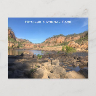 nitmiluk katherine gorge postkarte
