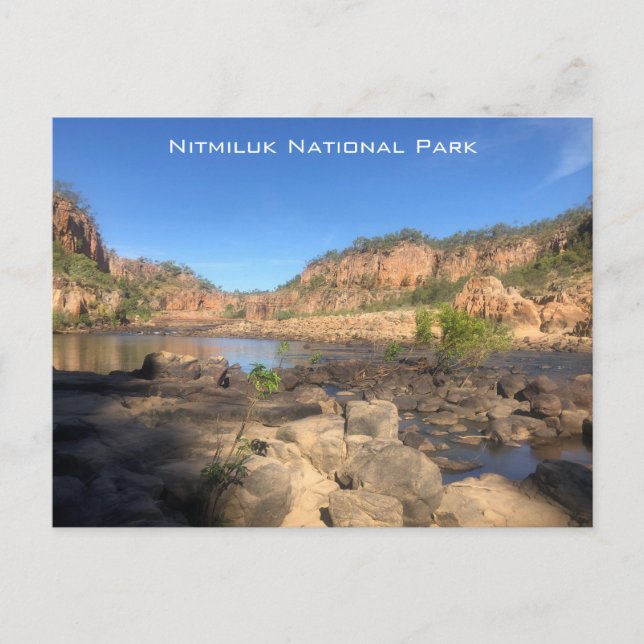 nitmiluk katherine gorge postkarte (Vorderseite)
