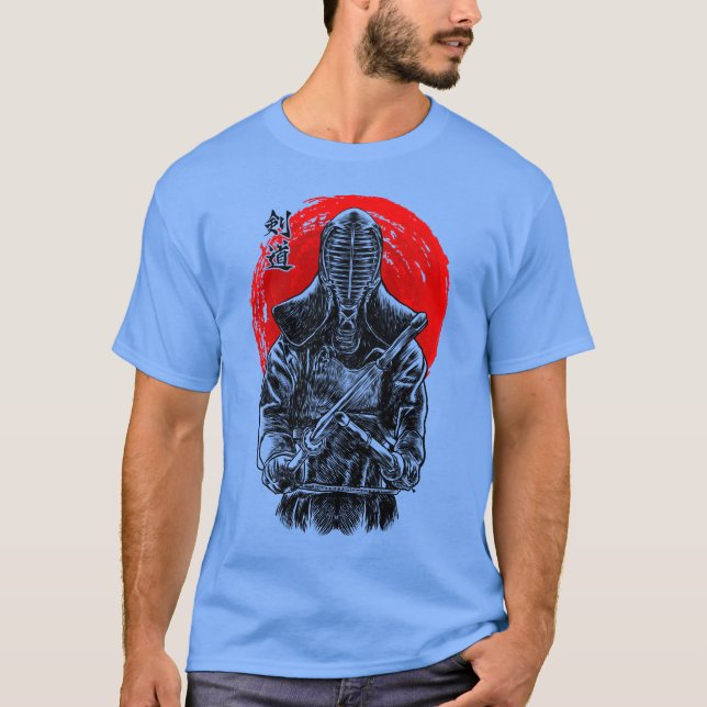 Nito Ryu Kendo: Die Kunst des doppelten Schwertes T-Shirt (Vorderseite)