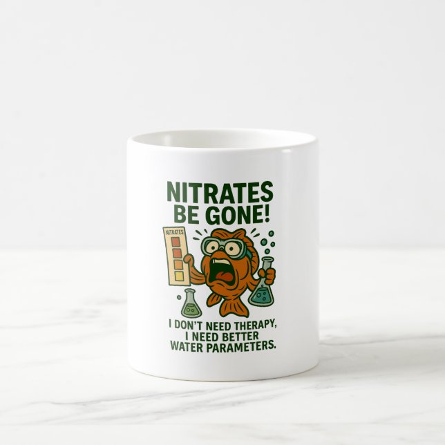 Nitrate sind verschwunden! - Wasserparameter Kaffeetasse (Mittel)
