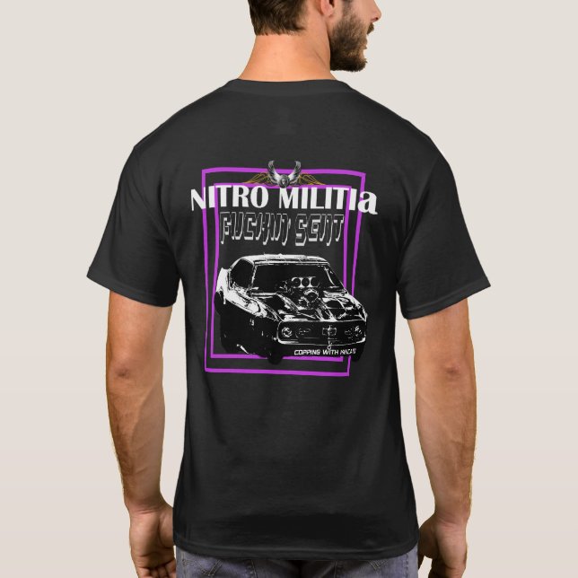 NITRO MILITIA schwarzer T - Shirt Nr. 2 (Rückseite)