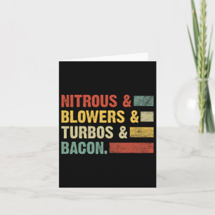 Nitroblumen Turbos Bycon Food Retro Grillen Fleisc Karte