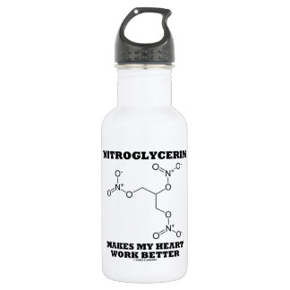 Nitroglyzerin macht meine Herz-Arbeit besser Trinkflasche