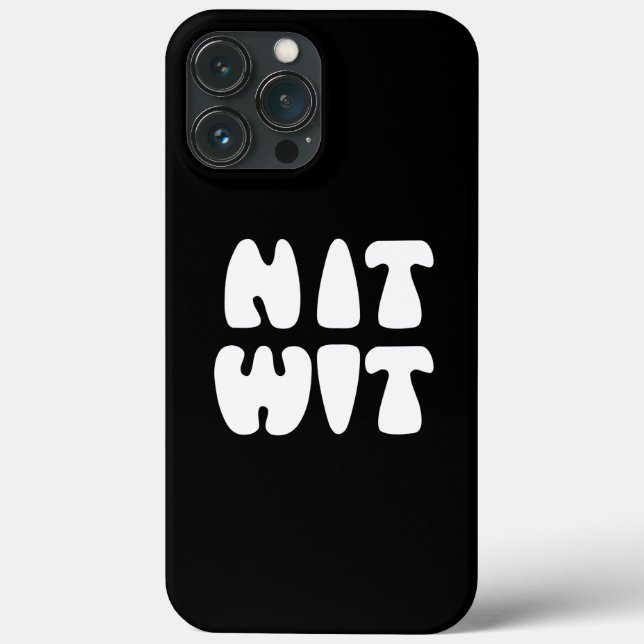 NITWIT Case-Mate iPhone HÜLLE (Rückseite)
