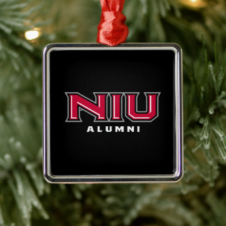 NIU Alumni Ornament Aus Metall