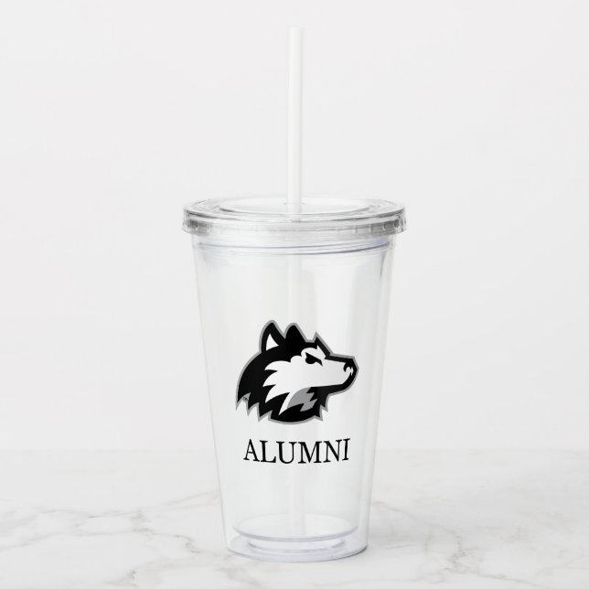 NIU Huskies Alumni Acryltrinkbecher (Vorderseite)