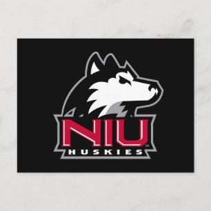NIU-Huskies Einladungspostkarte