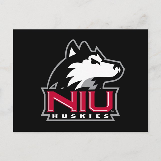 NIU Huskies Einladungspostkarte (Vorderseite)