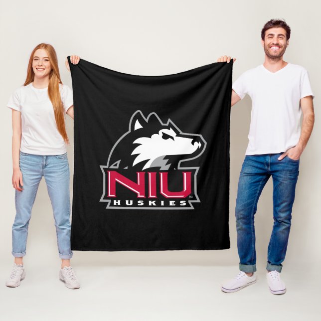 NIU-Huskies Fleecedecke (Beispiel)
