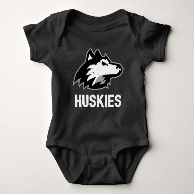 NIU-Huskies gestört Baby Strampler (Vorderseite)