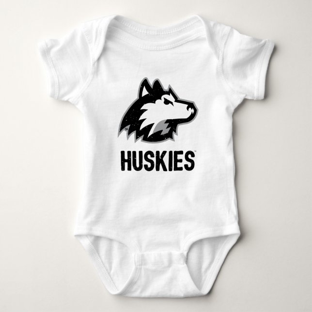 NIU-Huskies gestört Baby Strampler (Vorderseite)