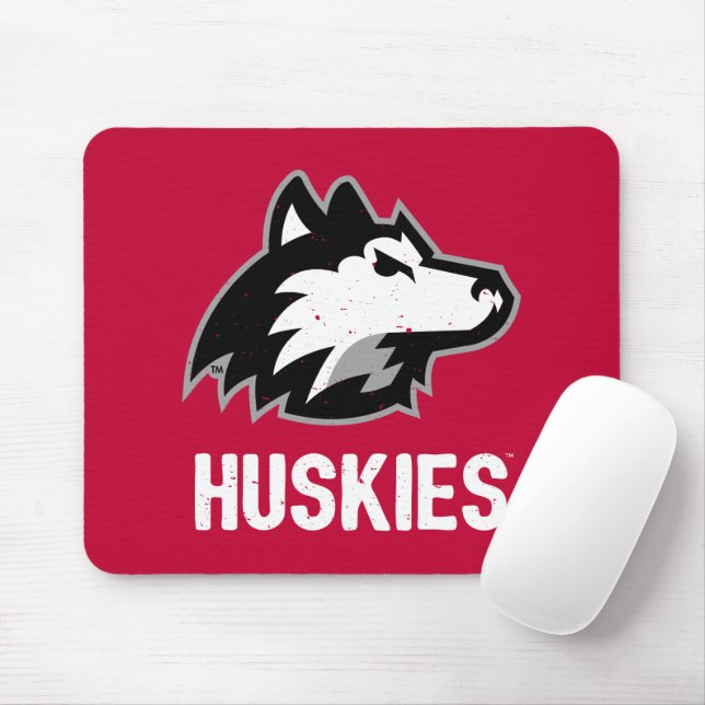 NIU-Huskies gestört Mousepad (Mit Mouse)