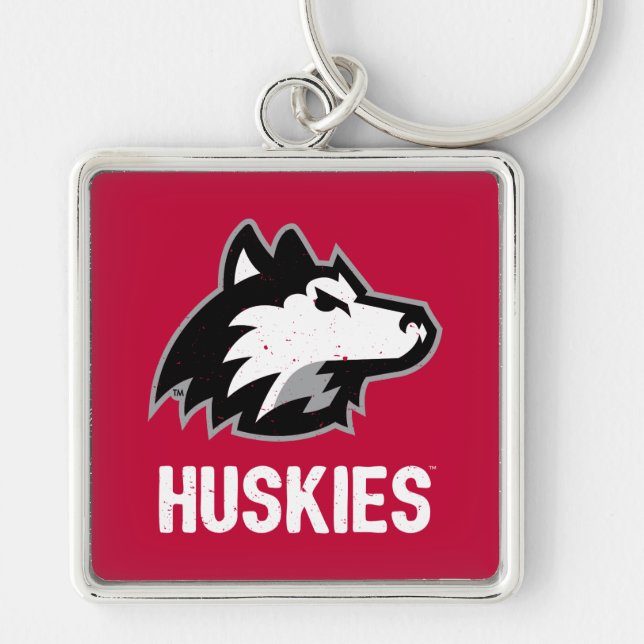 NIU-Huskies gestört Schlüsselanhänger (Vorne)