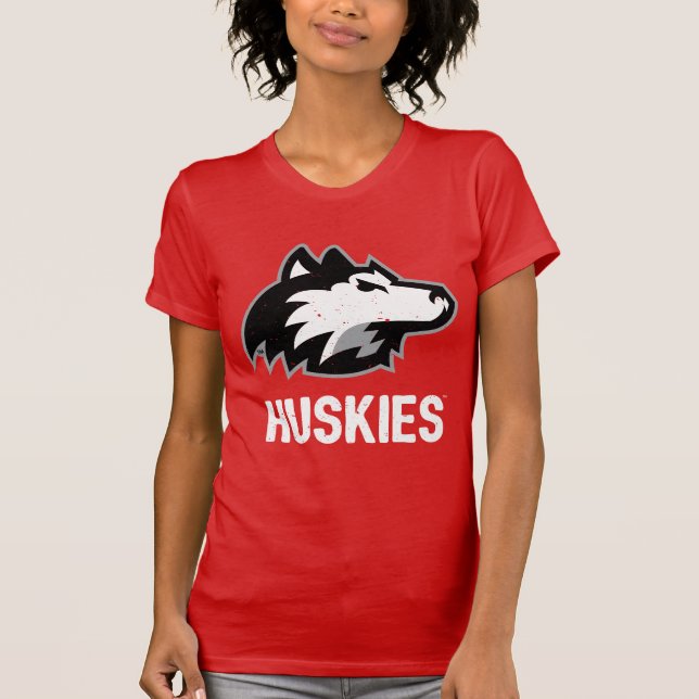 NIU-Huskies gestört T-Shirt (Vorderseite)