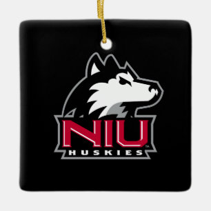 NIU-Huskies Keramikornament