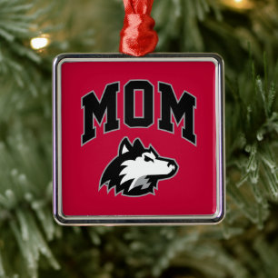 NIU Huskies Mama Ornament Aus Metall