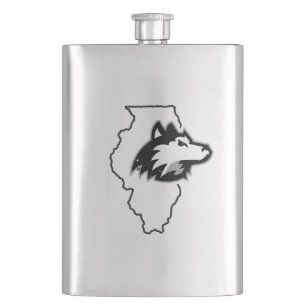 NIU Huskies Staat Liebe Flachmann