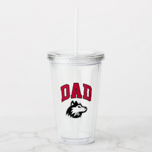 NIU Huskies Vater Acryltrinkbecher