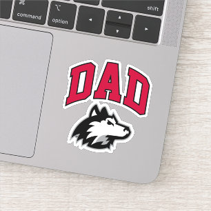 NIU Huskies Vater Aufkleber