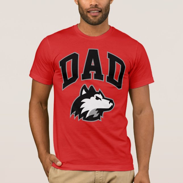 NIU Huskies Vater T-Shirt (Vorderseite)