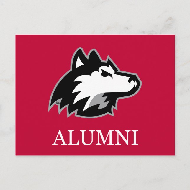 NIU Huskieses Alumni Einladungspostkarte (Vorderseite)